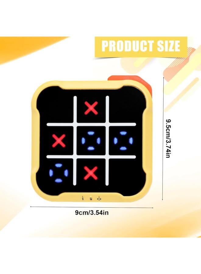 Electronic Tic Tac Toe Game, Handheld Puzzle Game Console, Portable Electronic Travel Games for Education and Memory Development, Fidget Board Games for Children and Adults - Image 2