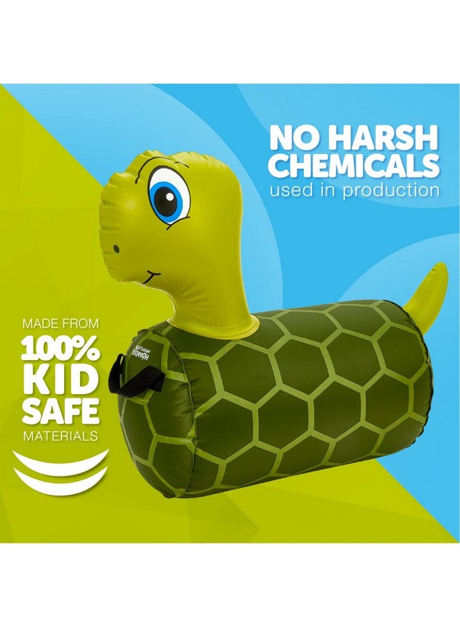 WADDLE Hip Hopper Inflatable Hopping Animal Bouncer Turtle, Ages 2 and Up, Supports Up to 85 Pounds - Image 4