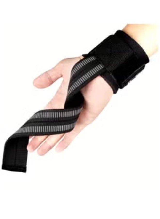 Generic - 2-Pack Padded Wrist Weight Lifting Support Straps, Multicolor - Image 1