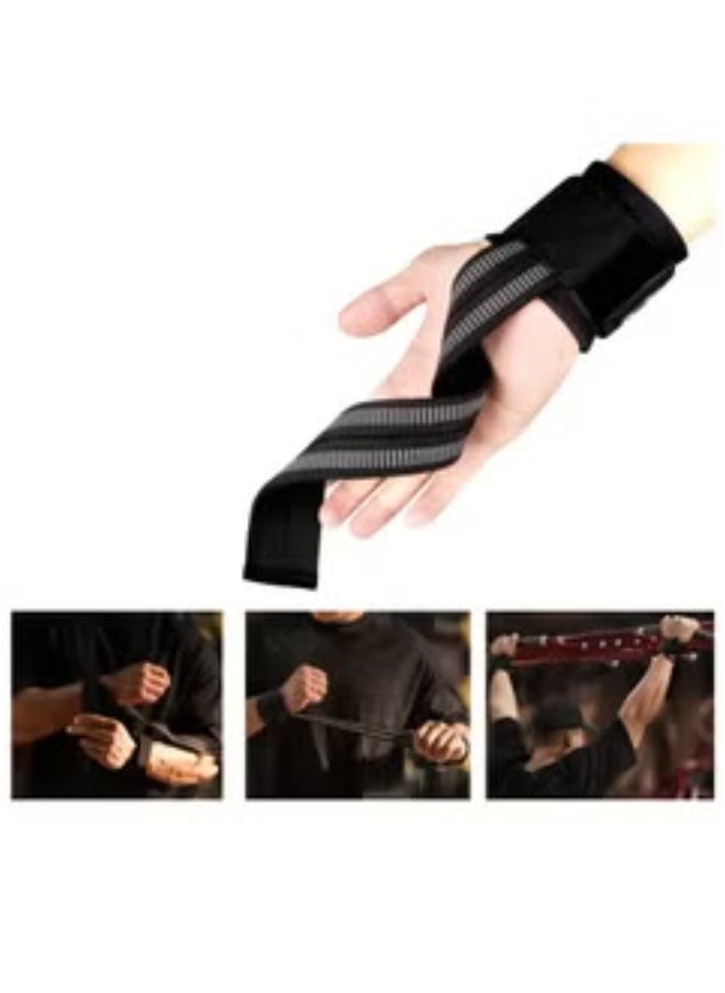 Generic - 2-Pack Padded Wrist Weight Lifting Support Straps, Multicolor - Image 1