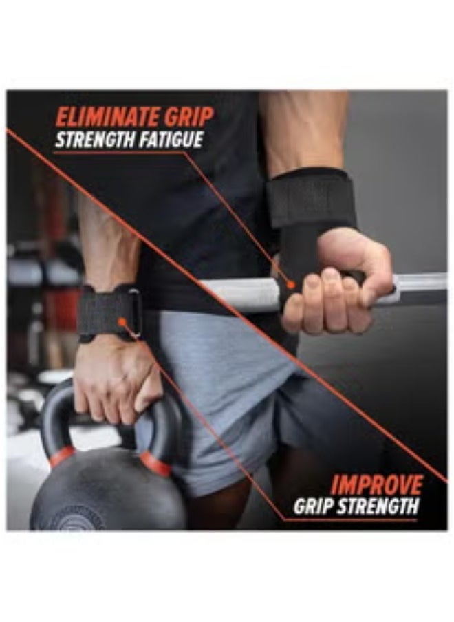 Generic - 2-Pack Padded Wrist Weight Lifting Support Straps, Multicolor - Image 1