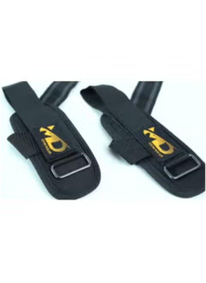 Generic - 2-Pack Padded Wrist Weight Lifting Support Straps, Multicolor - Image 1