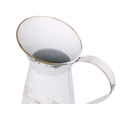 APSOONSELL Rustic Shabby Chic Vase Small Metal Vase Vintage Milk Jug Mini Pitcher Decorative Flower Vase Farmhouse Decor for Home, Kitchen, Bathroom - Image 4