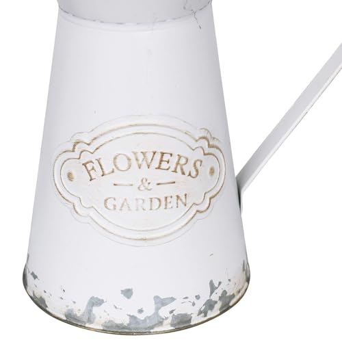 APSOONSELL Rustic Shabby Chic Vase Small Metal Vase Vintage Milk Jug Mini Pitcher Decorative Flower Vase Farmhouse Decor for Home, Kitchen, Bathroom - Image 5