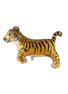 Atpata Funky Atpata Funky 41-Inch Tiger Shape Foil Balloon for Jungle Theme Parties, Animal Safari Decorations, Two Wild" and "Wild One" Birthdays, Tiger Conservation Party Decor  - Image 2