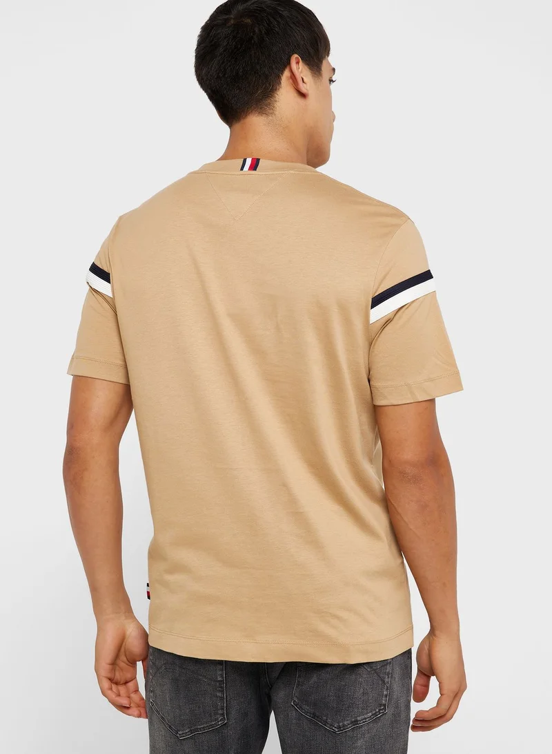 TOMMY HILFIGER Striped Crew Neck T-Shirt
