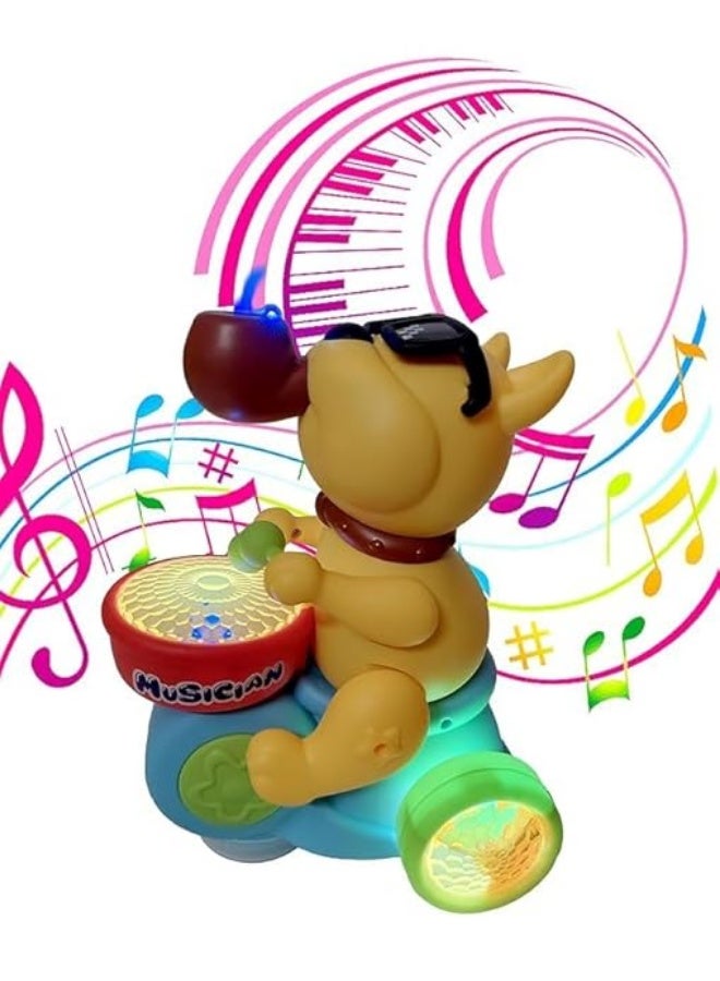 Whynot Musical Dancing Puppy Toy with LED Lights – Drumming Dog Toy for Kids - Image 5