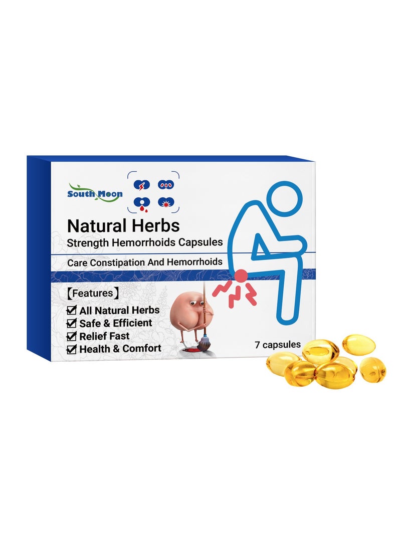 SOUTH MOON - Natural Herbs Strength Hemorrhoids Capsules - Image 1