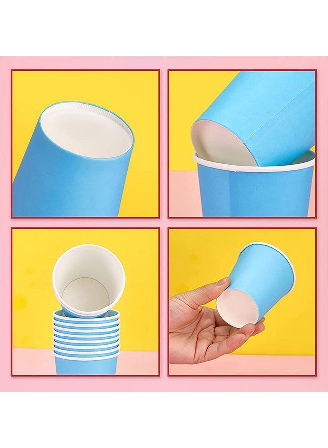 SANWALSA [200 ml, 50 Count, Multicolor Disposable Color Paper Cups | Rainbow Paper Cup for Wedding, Party, Picnic, Travel | Ideal for Tea, Coffee, Juice & Water - Image 3