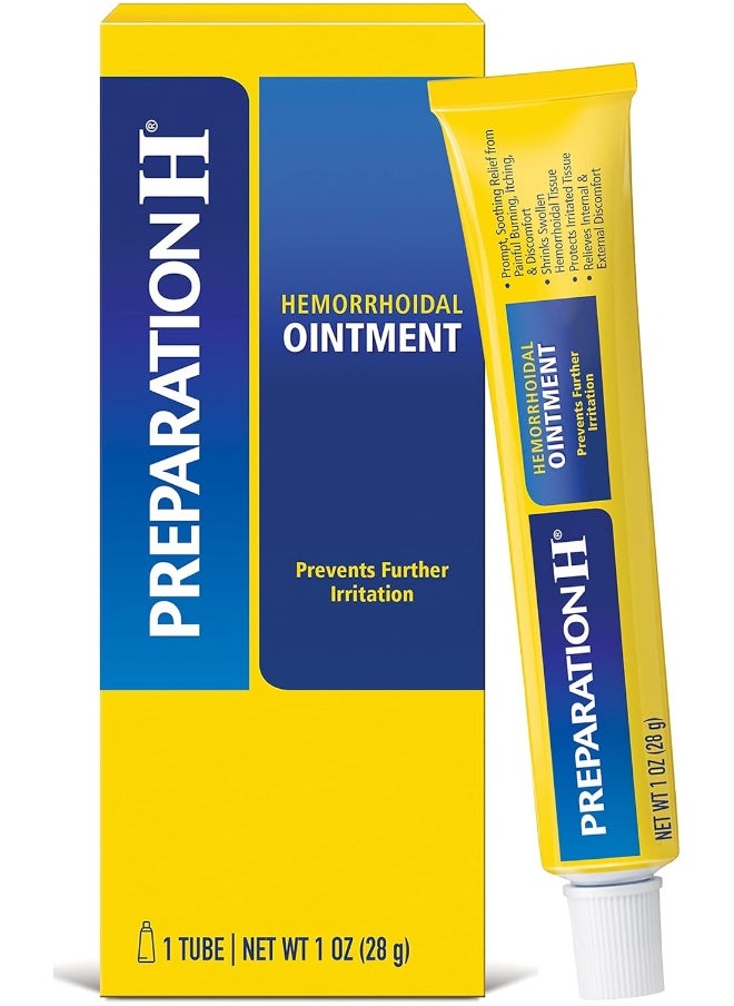 Preparation H Hemorrhoid Symptom Treatment Ointment, Itching, Burning And Discomfort Relief, Tube (30Ml)  - Image 1