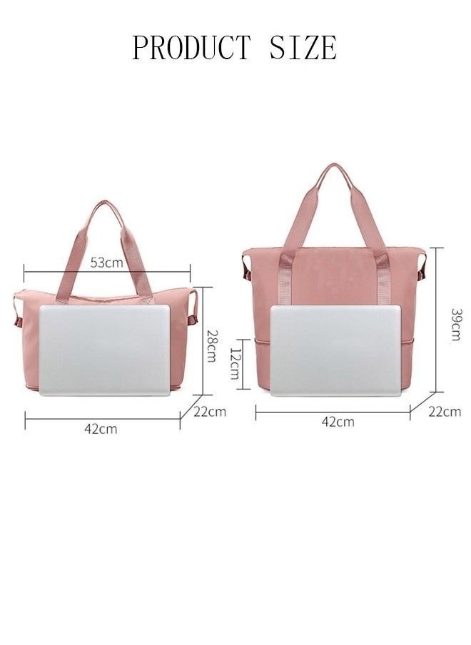 MIXDE - Light-weight Gym Bag Waterproof Sport Duffle Bag Pink - Image 1