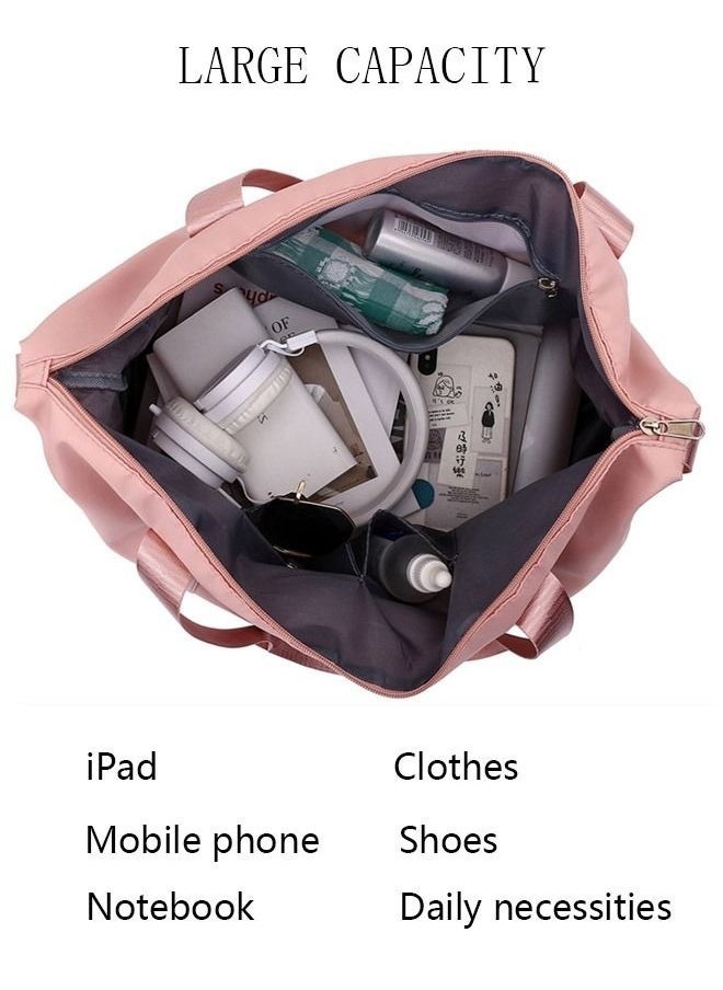 MIXDE - Light-weight Gym Bag Waterproof Sport Duffle Bag Pink - Image 1