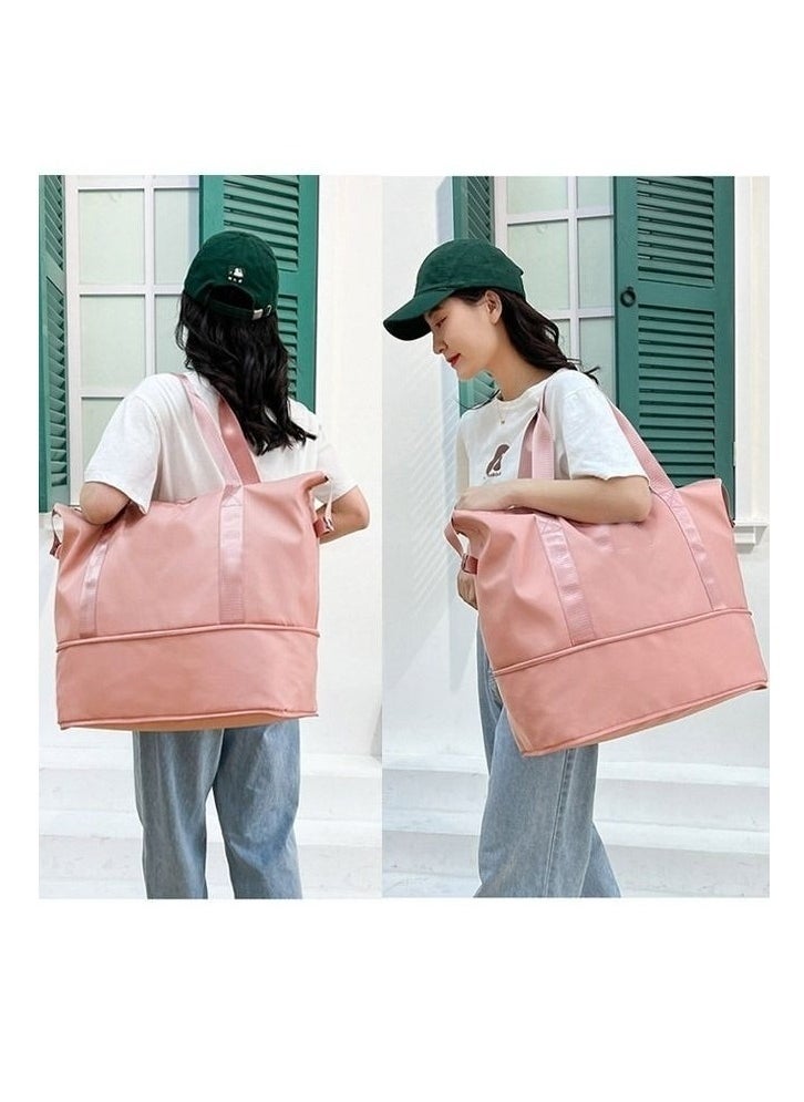MIXDE - Light-weight Gym Bag Waterproof Sport Duffle Bag Pink - Image 1