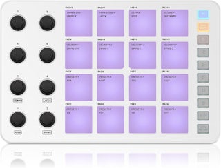 Wireless MIDI Controller Pads Controller, Bluetooth Portable USB MIDI Controller with 16 MPC Drum Pads, 8 Assignable Knobs, Note Repeat, Full Level ons, Rechargeable, Live Lite Recording Software - pzsku/Z120B96BE118EEAA7BA8CZ/45/1755780721/0af22149-1a77-428d-9608-19aa5e371e74