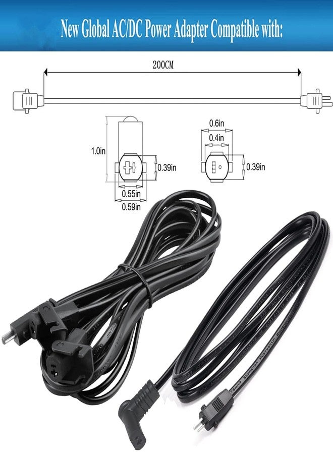 Ousaly Dual Motor Power Kit - Universally Power Cord for Recliner Chair - 2-Pin 29V2A Adapter with Extension L and Y Splitter Extension Cord Shape Cable Cord for Lift Chair, Recliner Sofa, Recliner Couch - Image 3