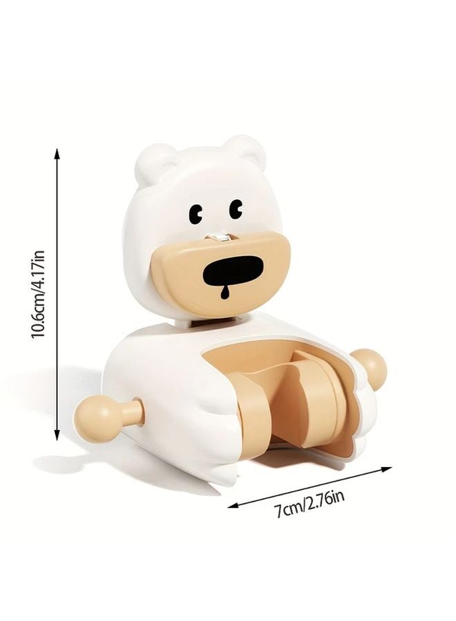 Yellow Cartoon Suction Cup Shower Head Holder Strong Non Punching Wall Mounted Movable Hook - Image 4