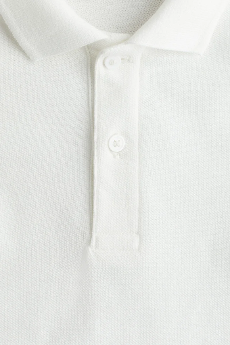 اتش اند ام Cotton piqué polo shirt