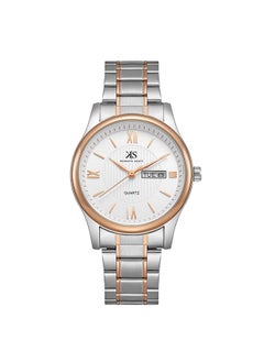 KENNETH SCOTT Men's Analog Round Shape Stainless Steel Wrist Watch K23029-KBKW - 38 Mm  - Image 1