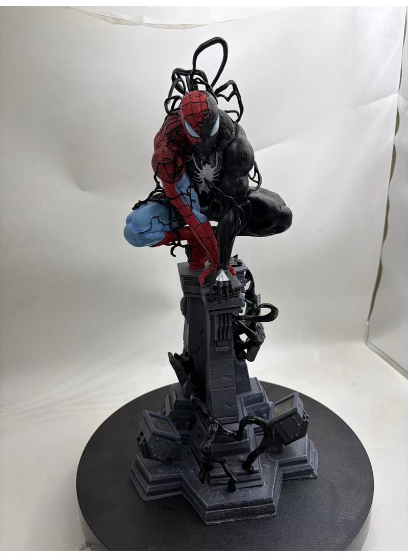 AVENGERS Spider-Man Series Symbiote Spider-Man Figure, Anime Desktop Collectible Model - Image 3