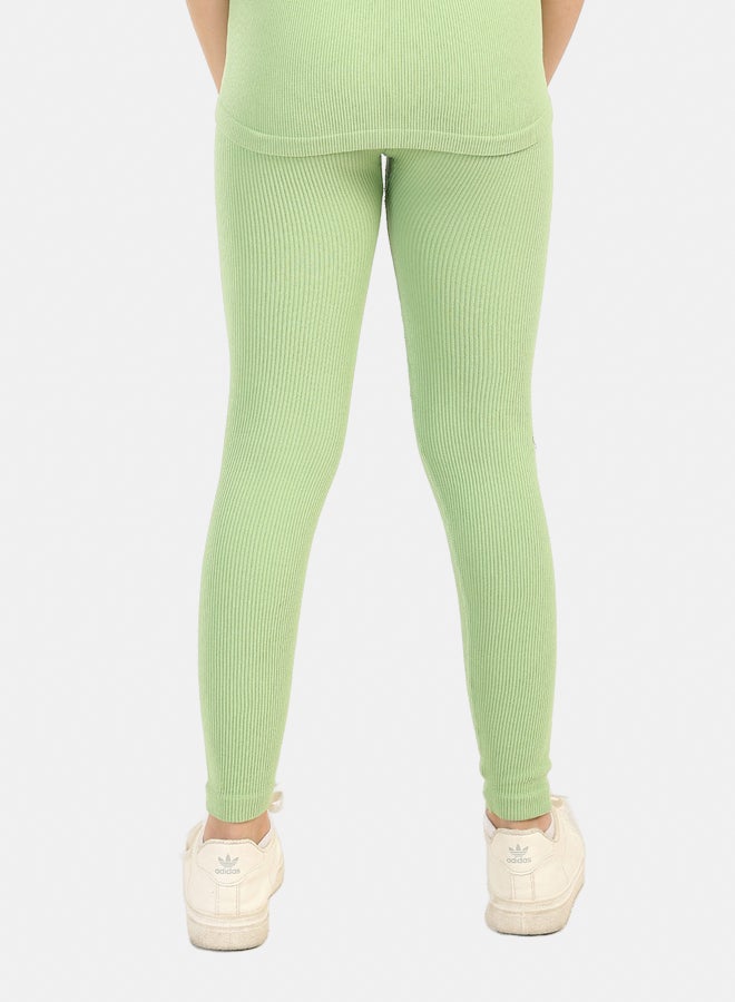 Carina Girly Ribbed Leggings - Image 2