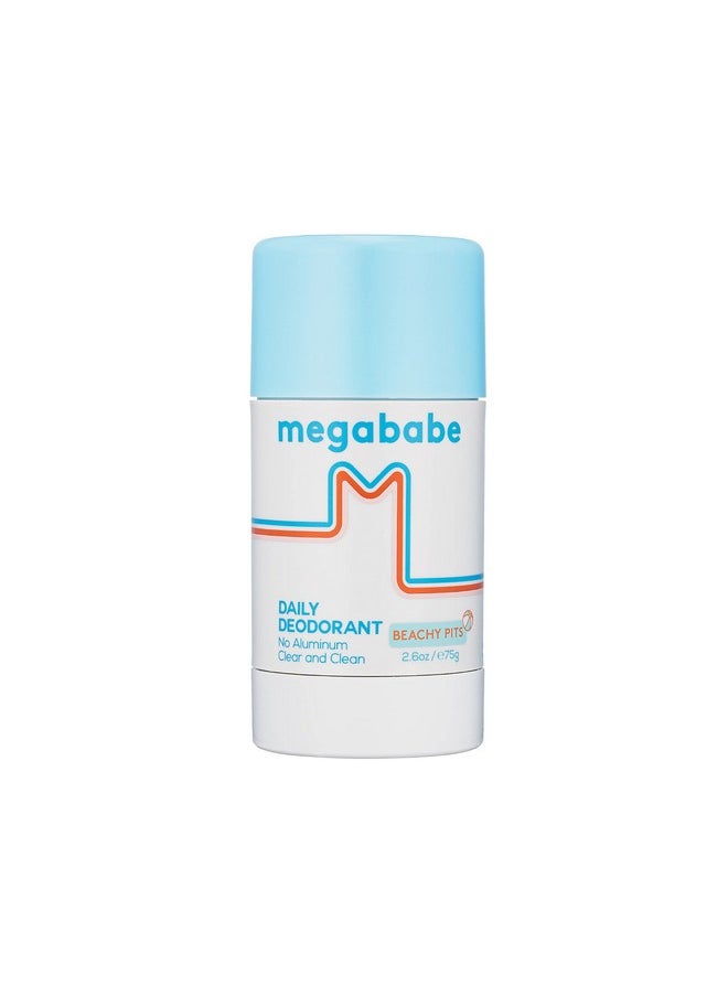 Megababe Daily Deodorant - Beachy Pits | Aluminum-Free, Clear & Clean | 2.6 oz (2) - pzsku/Z120C302F0EB9586F5460Z/45/_/1736426609/31c0eb24-1aa0-4c9f-b84a-cb9047aa6eb7