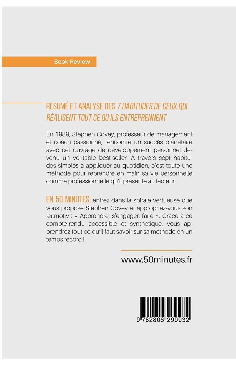 Book review: Les 7 habitudes de ceux qui réalisent tout ce qu'ils entreprennent:Résumé et analyse du livre de Stephen R. Covey  - Image 2