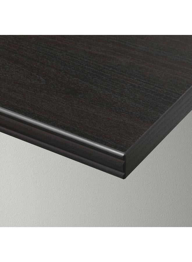 Zaboon Wall Shelf, Brown-Black/Anthracite, 120X20 Cm - Image 5