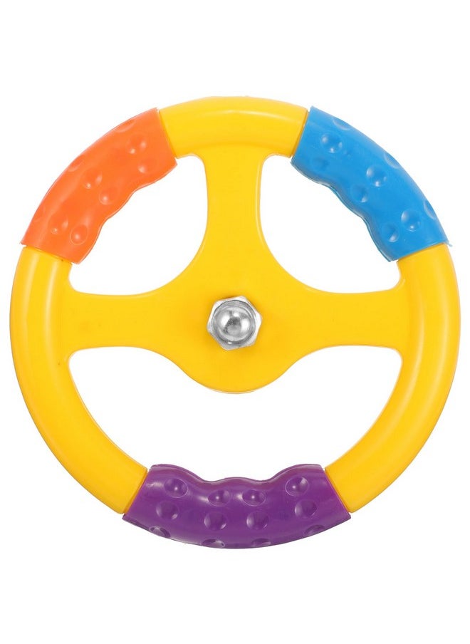 Toyvian Toyvian Cars Toy Toy Car Steering Wheel, Simulated Driving Steering Wheel, Plastic Steering Wheel, Small Steering Wheel Toy, for Rocking Car Childrens Toy Car Bumper Car Infant Car Toys  - Image 1