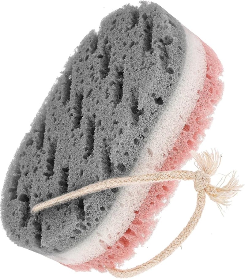 Bath Sponge for Women Men Kids, Sponge Loofah Body Scrubber Reusable Exfoliating Bath Sponge for Body Wash Bathroom, Large Size Bathing Sponge Bathing Accessories (multicolor)