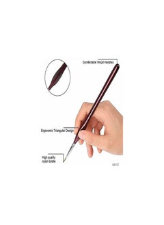 Keep Smiling Paint Brush Set With Detailed Nylon Paint Drawing Drawing (6 Piece)  - Image 3