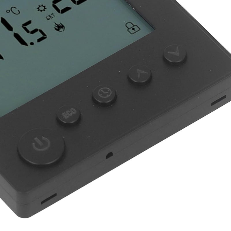 Black Smart Thermostat 4500W Button Control Water Heating for Home Office Hotel AC90V 240V - Image 3