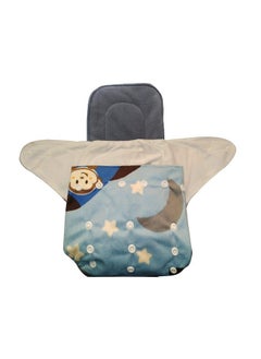 BabyMoon (Set Of 2 1 Cloth Diaper With 1 5Layesr Bamboo Insert) Premium Adjustable Reusable Washable Cloth Diaper For Baby  - Image 3