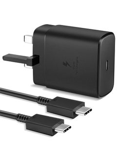 45W USB C Super Fast Charger USB C Plug for Samsung Galaxy S22 Ultra/S22+/S22/S21 Ultra/S21+/S21/S20/Note20/Note10/S10,Galaxy Tab S7/S7+/S8/S8+/S8 Ultra,PPS Charger with 6.6ft USB C Charger Cable