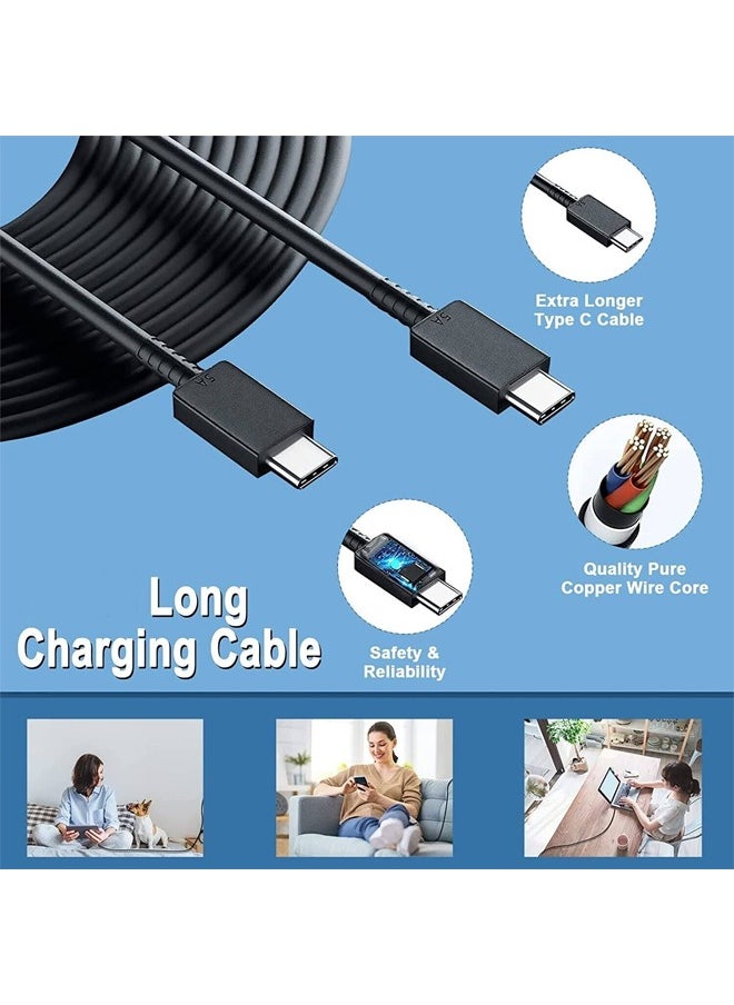 Taimi - 45W USB C Super Fast Charger USB C Plug for Samsung Galaxy S22 Ultra/S22+/S22/S21 Ultra/S21+/S21/S20/Note20/Note10/S10,Galaxy Tab S7/S7+/S8/S8+/S8 Ultra,PPS Charger with 6.6ft USB C Charger Cable - Image 1