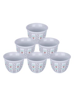 CMP a cup of Arabic coffee, Traditional palm leaf coffee cup, Silver, capacity100ml  - Image 1
