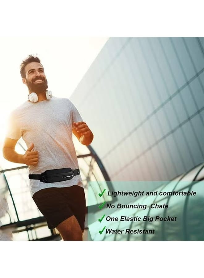 Slim Running Belt for Women Men,Runners Pack Phone Holder,Run Pouch Waist Belt for Workout Jogging,Money Belt Running Gear Accessories - Image 4