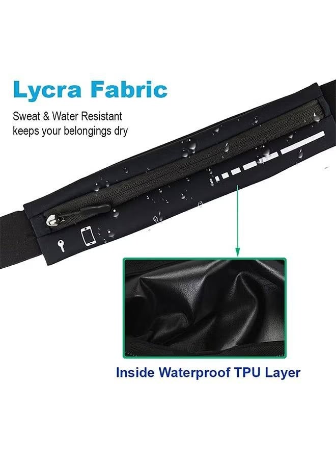 Slim Running Belt for Women Men,Runners Pack Phone Holder,Run Pouch Waist Belt for Workout Jogging,Money Belt Running Gear Accessories - Image 3