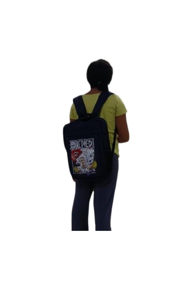 وان بيس شنطة ظهر متعددة الجيوب بتصميم عملي وأنيق - مثالية للدراسة والعمل انيمى - Image 1