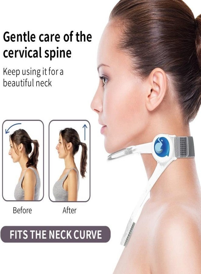 Neck Stretcher,Neck Braces,360 Degree Adjustable Neck Support.Ergonomic Cervical Traction Device for Aligning Neck.Neck Posture Corrector for Neck Pain Relief, Spinal Decompression. - Image 2