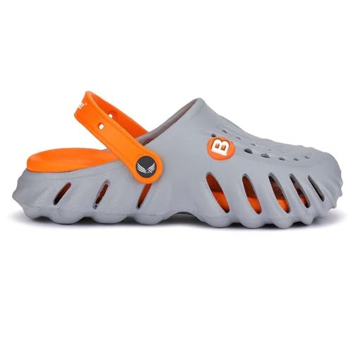 BERSACHE Mens Comfortable Stylish Fashionable Walking Slipper Flip Flop (Grey), 7 UK - Image 4