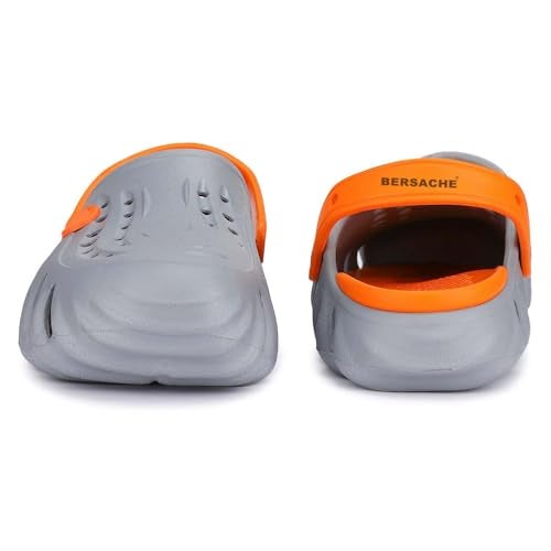 BERSACHE Mens Comfortable Stylish Fashionable Walking Slipper Flip Flop (Grey), 7 UK - Image 5