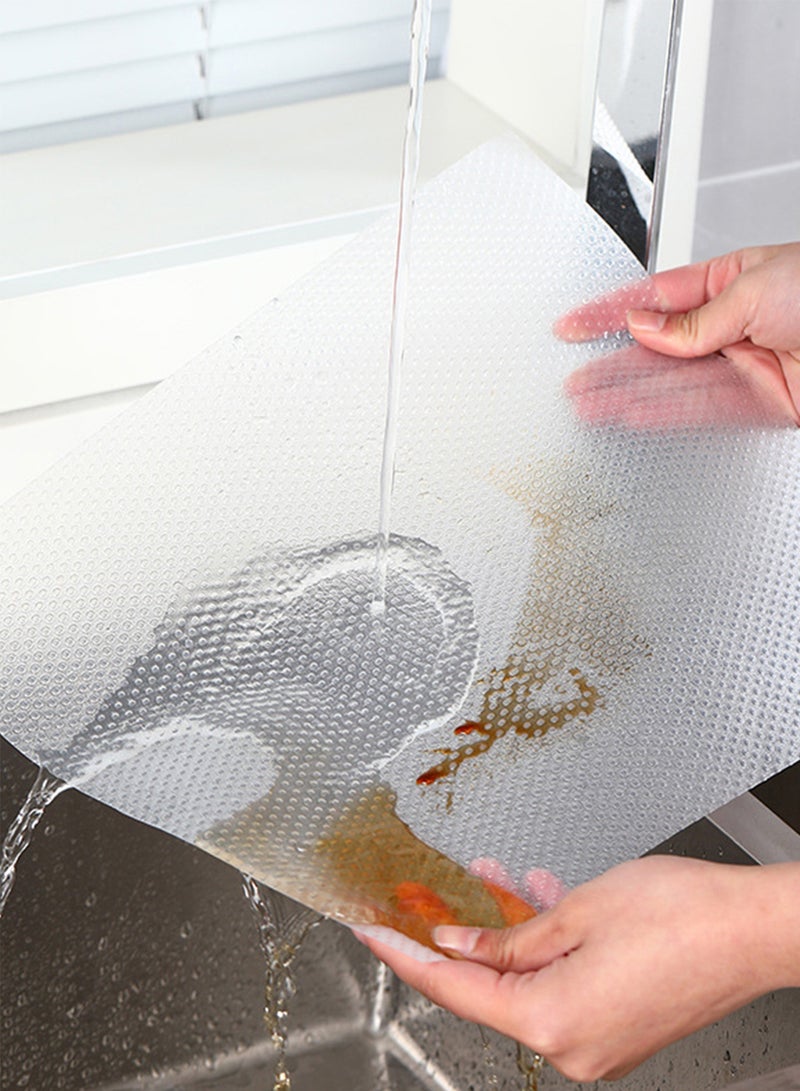 Sharpdo 3-Piece EVA Thickened Transparent Drawer Pads - Waterproof, Oil & Slip Resistant, Easy Cut-to-Fit Design - Image 3
