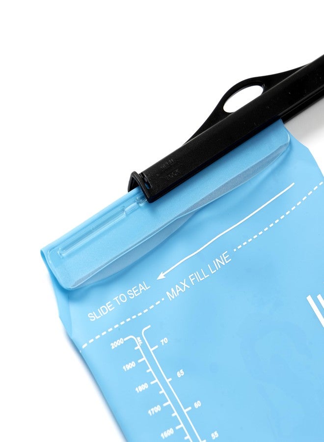 TriPole قربة ترطيب ثلاثية الأقطاب للجري وركوب الدراجات الهوائية والنارية | خالية من مادة BPA | 2 لتر - Image 5