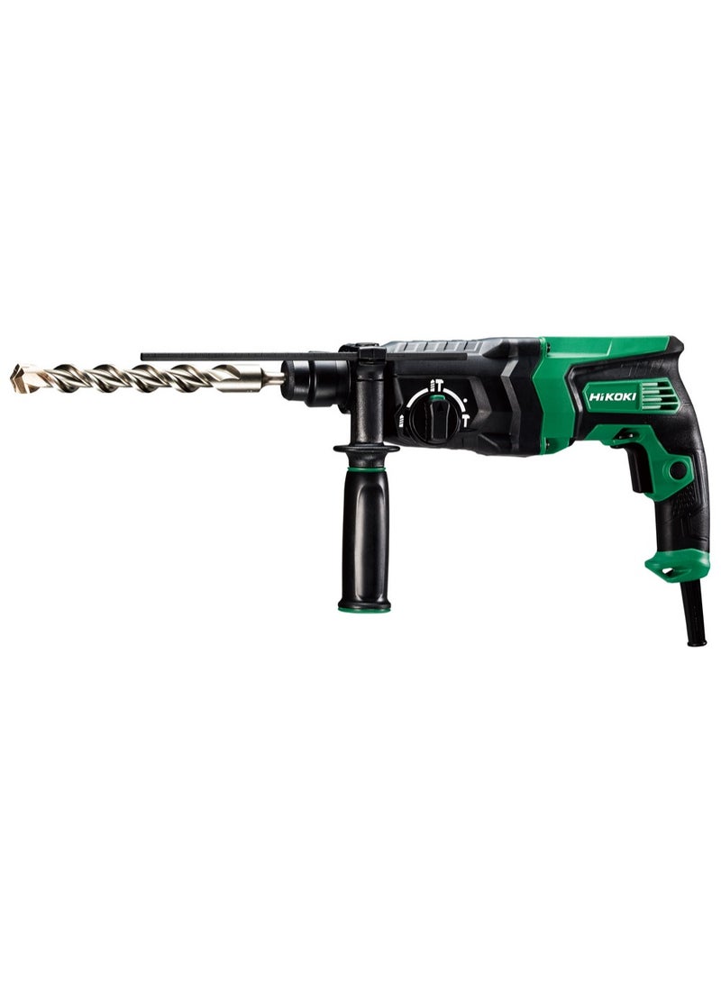HiKOKI Rotary Hammer Drill, 26mm SDS-Plus, 830W, 3-Mode Function, 2.8kg Lightweight Body – Model DH26PC2E6Z
