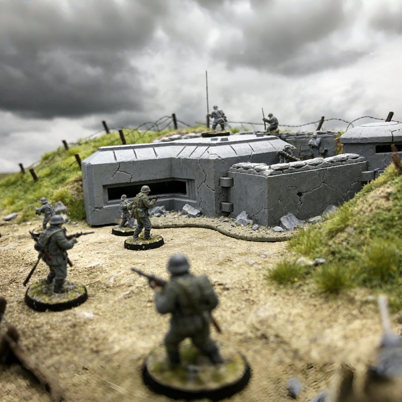 28mm Fortress Model Terrain For Bolt Action Wargames Diorama - Image 2