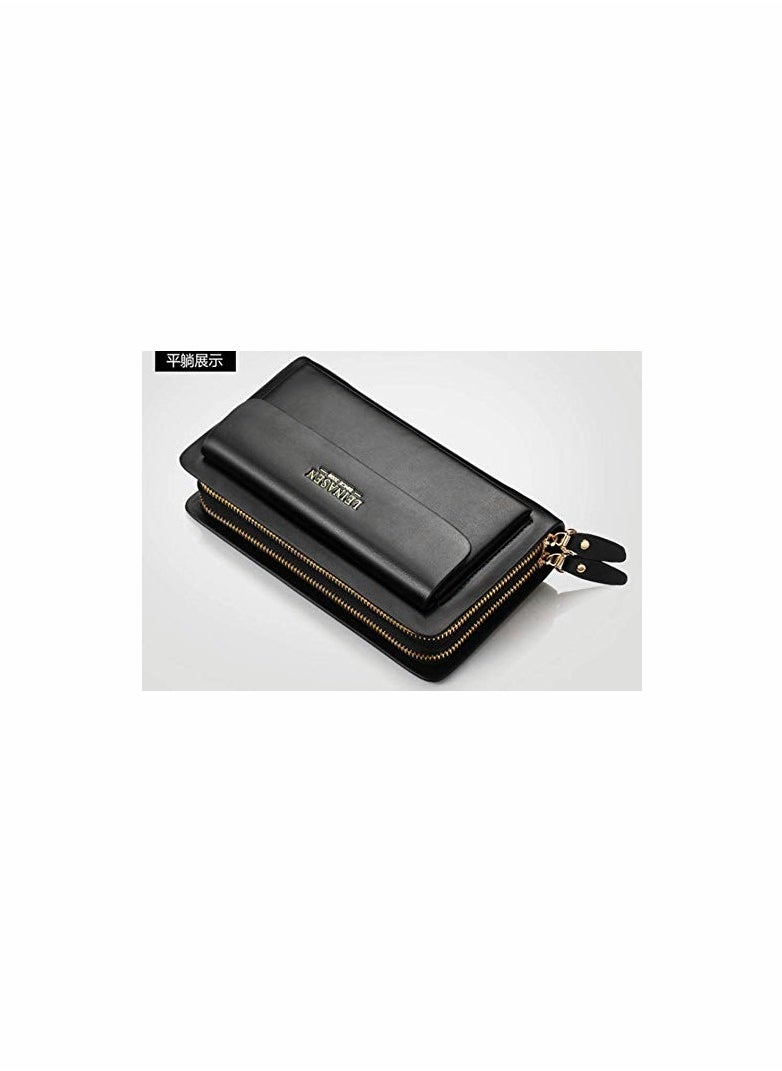 KASTWAVE - Pure leather large capacity business men's purse - Image 1