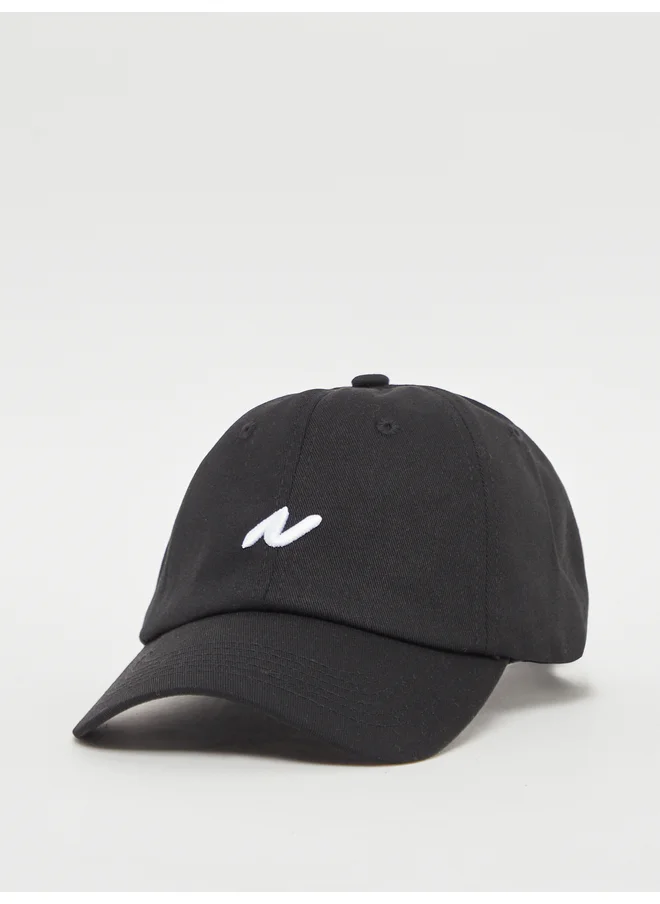 Styli Styli Black Embroidered Baseball Cap