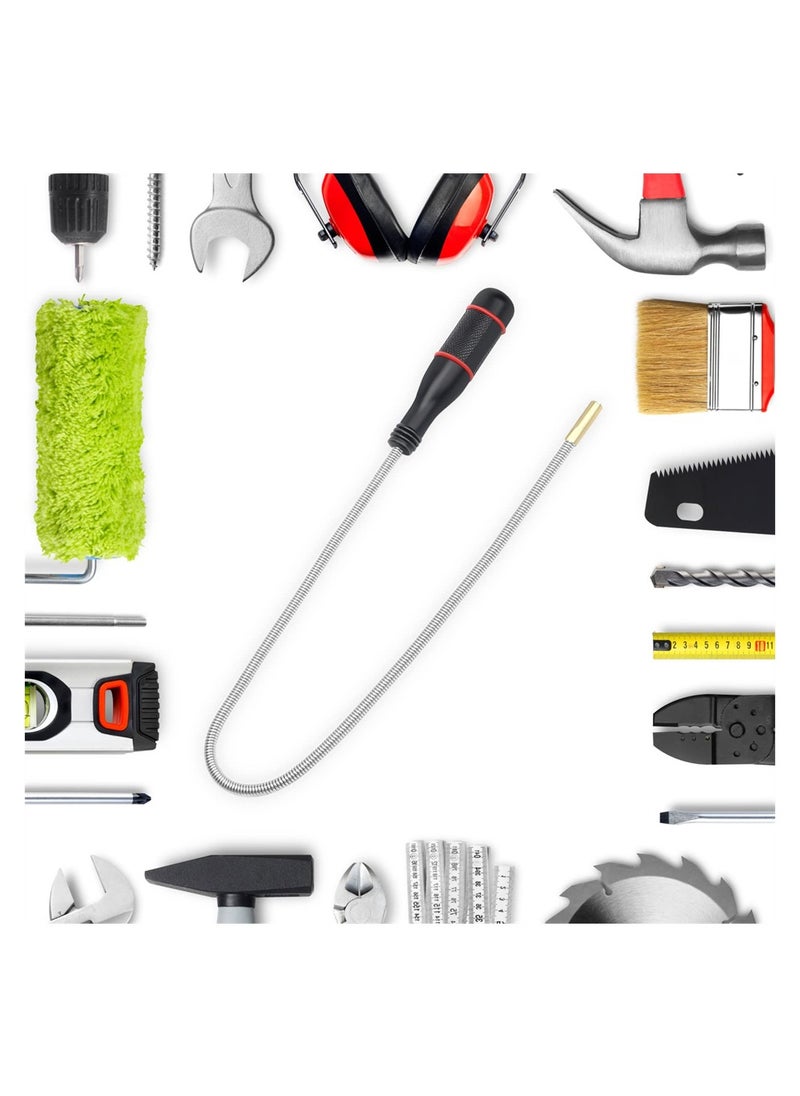 Magnetic Pick Up Tool Set 2 Flexible 24 Inch Magnet Sweepers for Easy Retrieval of Lost Keys Screws and More