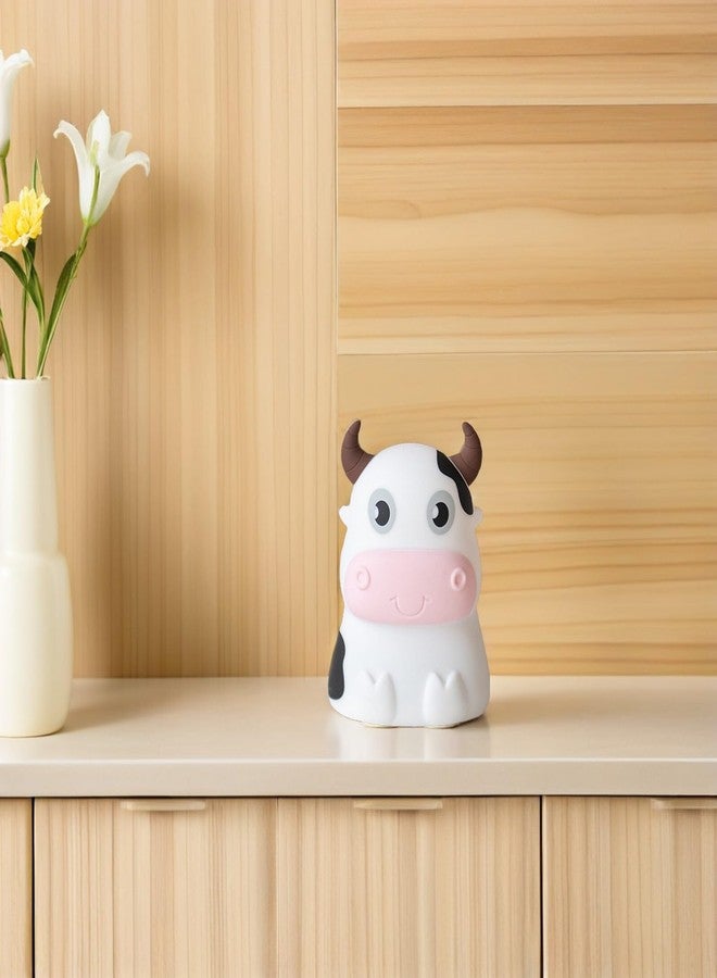 DOITOOL Cow Night Light Silicone Baby Night Lamp Cartoon Nursery Light Tabletop Bedside Lamp for Kids Room Decor Nursery Birthday Gift - Image 4