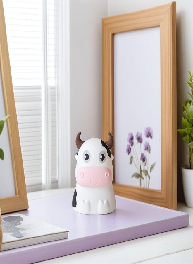 DOITOOL Cow Night Light Silicone Baby Night Lamp Cartoon Nursery Light Tabletop Bedside Lamp for Kids Room Decor Nursery Birthday Gift - Image 5